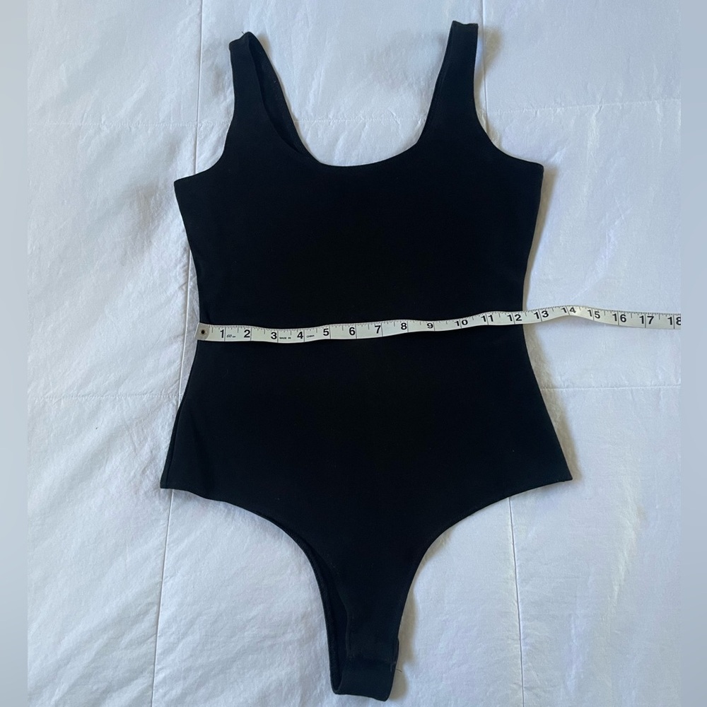 New Shinestar Basic Stretchy Black Bodysuit Small - Picture 6 of 7